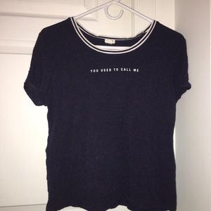 Garage dark navy blue t-shirt
